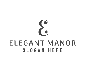 Elegant Simple Boutique logo design