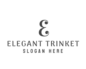 Elegant Simple Boutique logo design