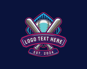 Baseball Sports League logo