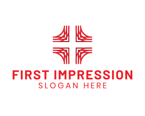 Medical First Aid Cross  logo design