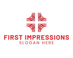 Medical First Aid Cross  logo design