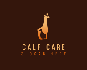 Safari Baby Giraffe logo design