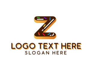 Donut Bakery Letter Z Logo