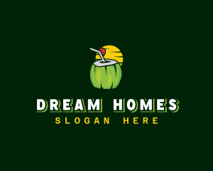 Tropical Coconut Juice Logo