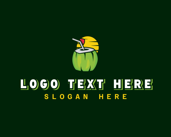 Coconut logo example 2