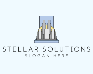 Metropolitan City Buildings  logo design