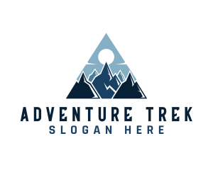 Mountain  Peak Adventure logo design