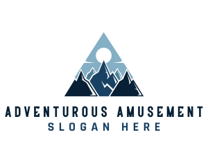 Mountain  Peak Adventure logo design