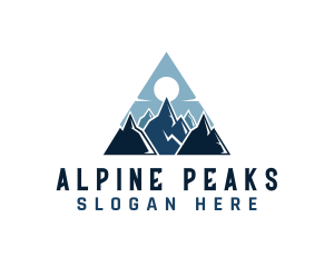 Mountain  Peak Adventure logo design