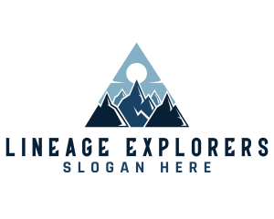 Mountain  Peak Adventure logo design