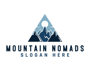 Mountain  Peak Adventure logo design