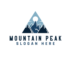 Mountain  Peak Adventure logo design