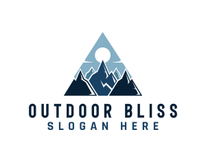 Mountain  Peak Adventure logo design