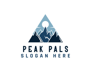 Mountain  Peak Adventure logo design