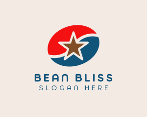 American Coffee Bean  logo design