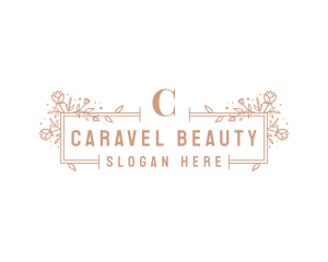 Floral Luxury Salon logo design