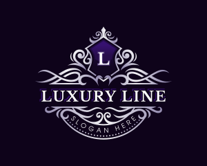 Luxury Crown Shield logo design