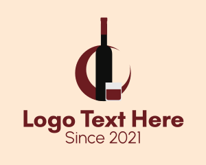 Brandy Wine Bottle  logo