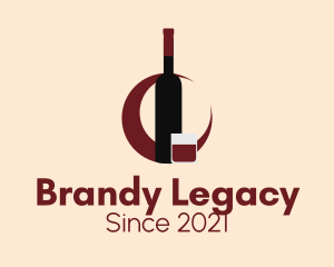 Brandy Wine Bottle  logo