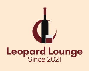 Brandy Wine Bottle  logo design