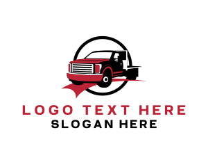 Vehicle Truck Transportation logo