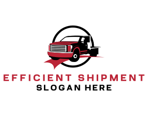 Vehicle Truck Transportation logo