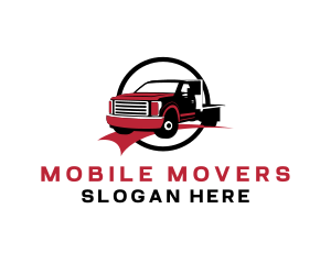 Vehicle Truck Transportation logo design