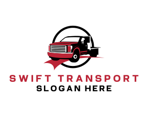 Vehicle Truck Transportation logo
