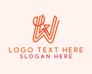 Letter - Generic Cursive Letter W logo design