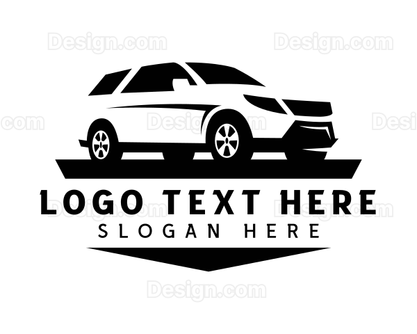 SUV Automotive Garage Logo