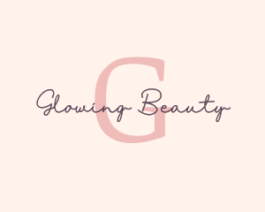 Feminine Beauty Salon Cosmetics Logo