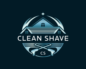 Roof Cleaning Power Wash logo design