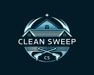 Roof Cleaning Power Wash logo design