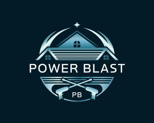 Roof Cleaning Power Wash logo design