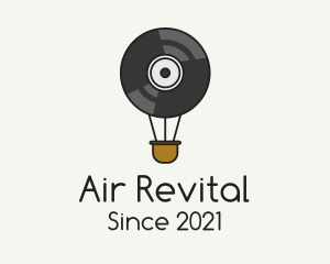 Hot Air Balloon Vinyl logo design