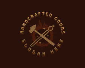 Blacksmith Hammer Tong logo