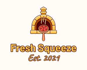 Pizzeria Pizza Oven logo design