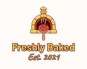 Pizzeria Pizza Oven logo design