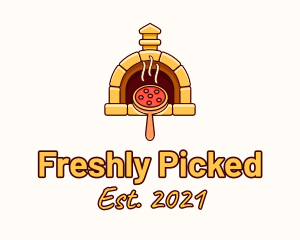 Pizzeria Pizza Oven logo design