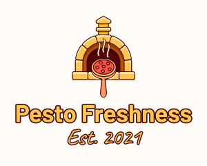 Pizzeria Pizza Oven logo design