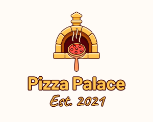 Pizzeria Pizza Oven logo design