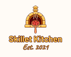 Pizzeria Pizza Oven logo design