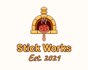 Pizzeria Pizza Oven logo design