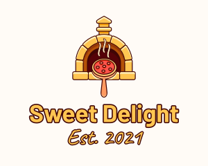 Pizzeria Pizza Oven logo design