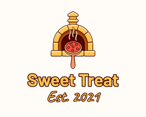 Pizzeria Pizza Oven logo design