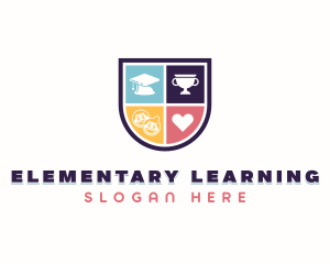 Kindergarten Learning Preschool logo design