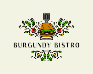 Burger Gourmet Cuisine logo design