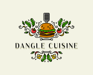 Burger Gourmet Cuisine logo design