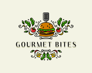 Burger Gourmet Cuisine logo design