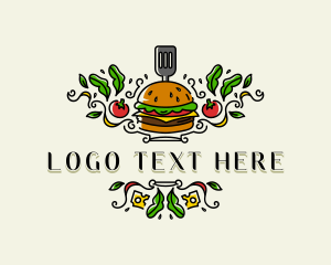 Cuisine - Burger Gourmet Cuisine logo design